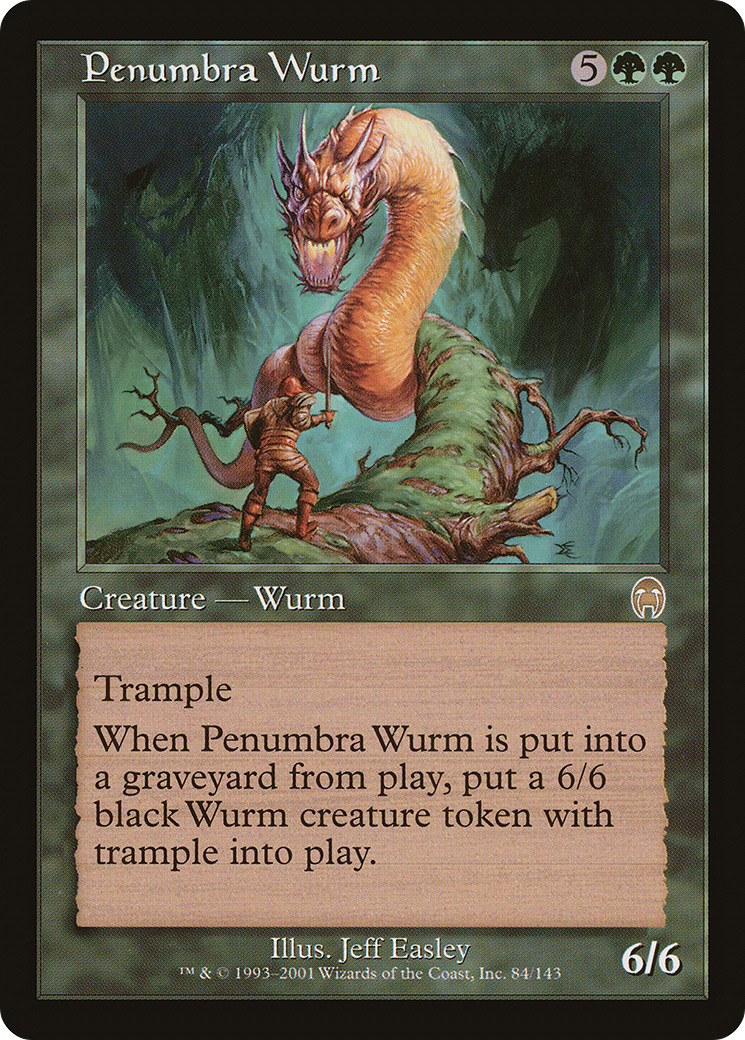 Penumbra Wurm (APC-084) [Apocalypse] Foil