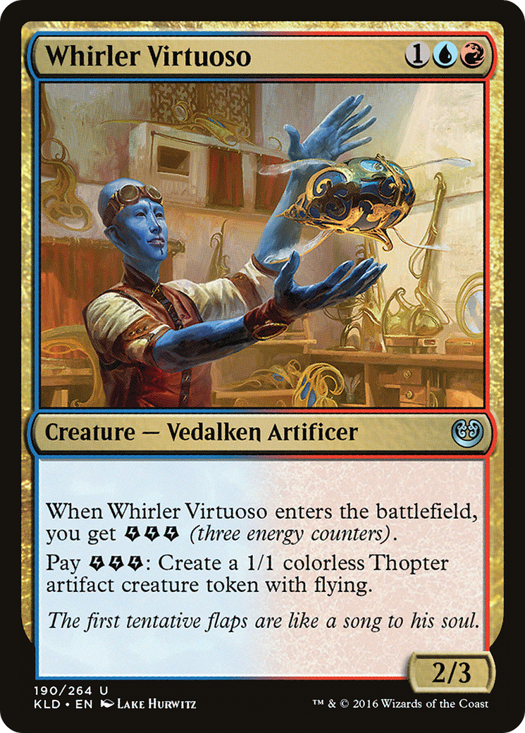 Whirler Virtuoso (KLD-190) [Kaladesh] Foil