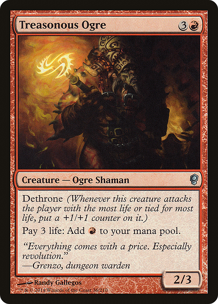 Treasonous Ogre (CNS-036) [Conspiracy]