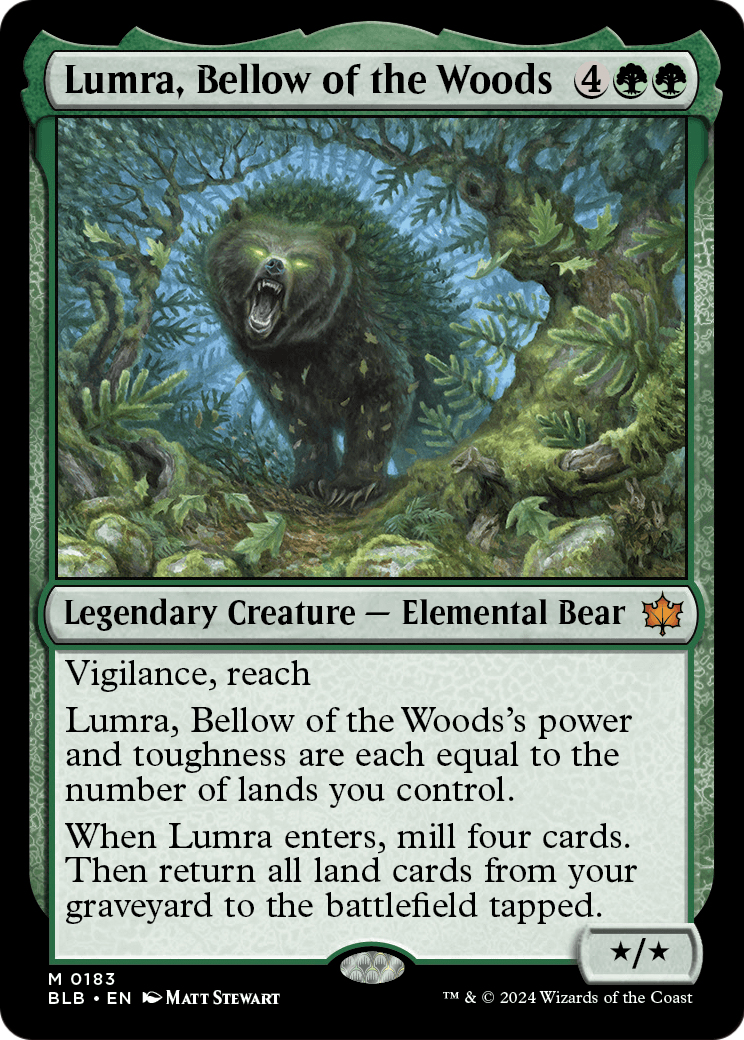 Lumra, Bellow of the Woods (BLB-183) [Bloomburrow]