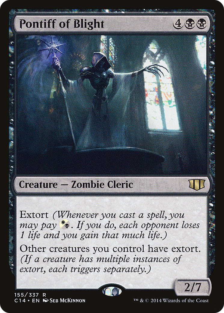 Pontiff of Blight (C14-155) [Commander 2014]