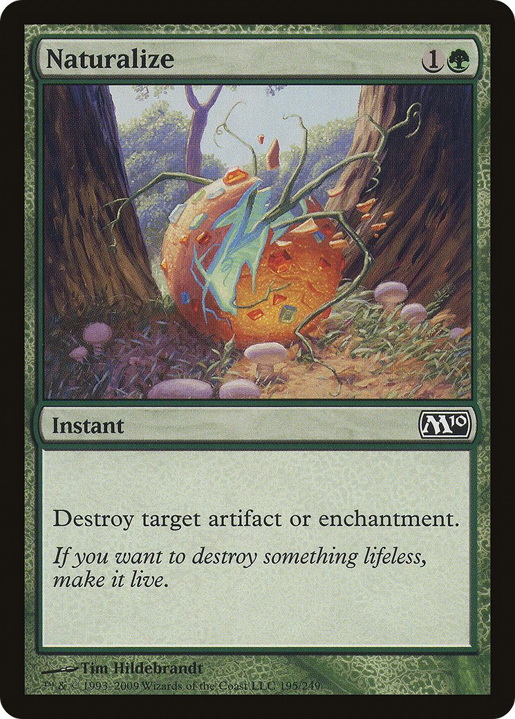 Naturalize (M10-195) [Magic 2010] Foil