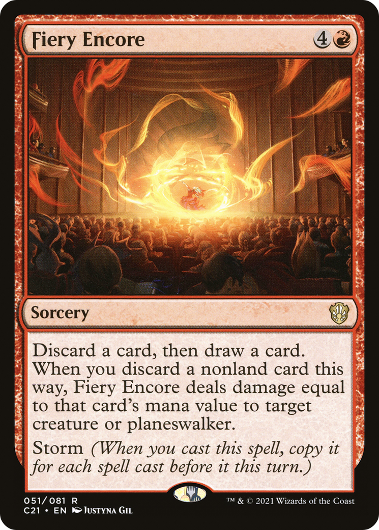 Fiery Encore (C21-051) [Commander 2021]