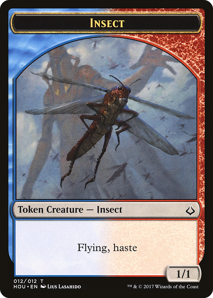 Insect Token (HOU-012) [Hour of Devastation Tokens]