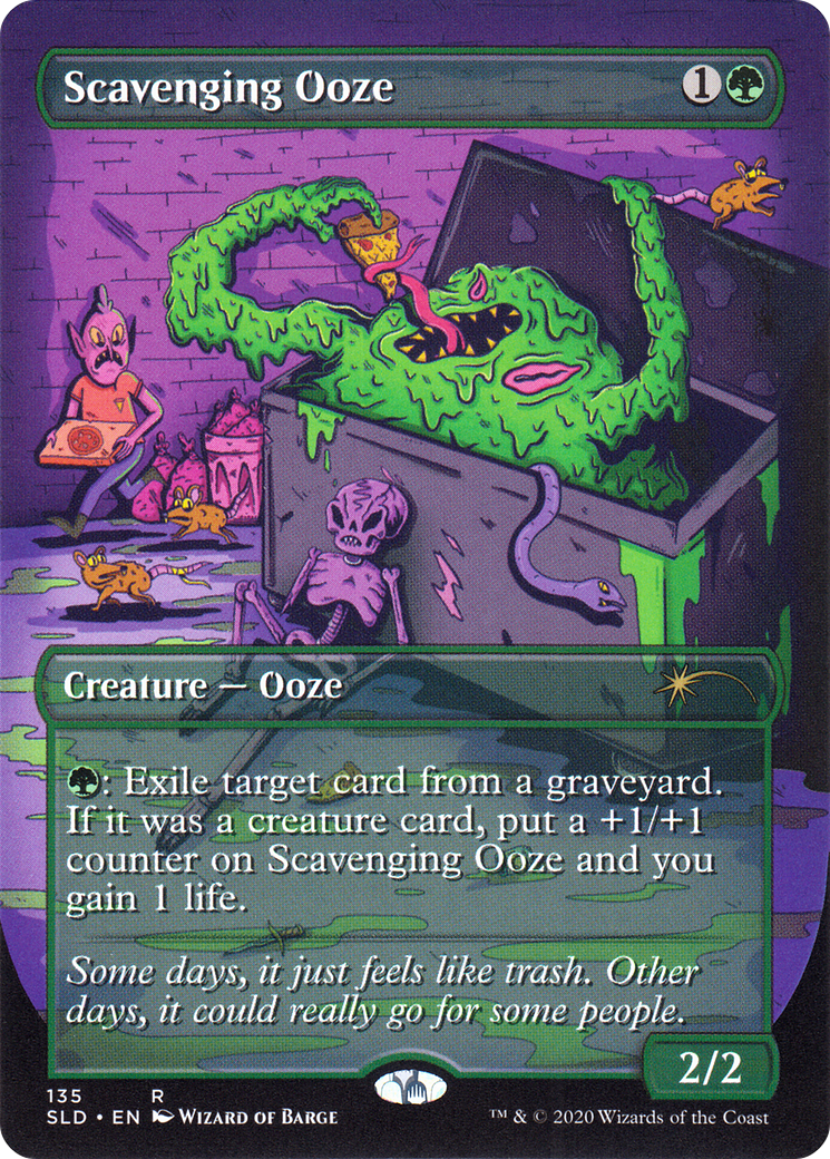 Scavenging Ooze (SLD-135) (Borderless) [Secret Lair Drop]