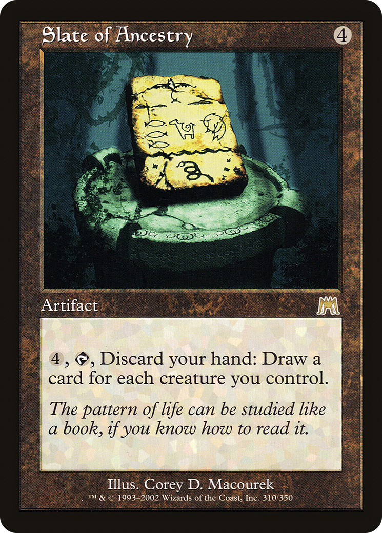 Slate of Ancestry (ONS-310) [Onslaught] Foil