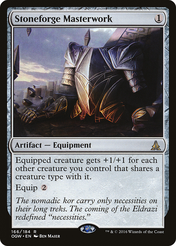 Stoneforge Masterwork (OGW-166) [Oath of the Gatewatch] Foil