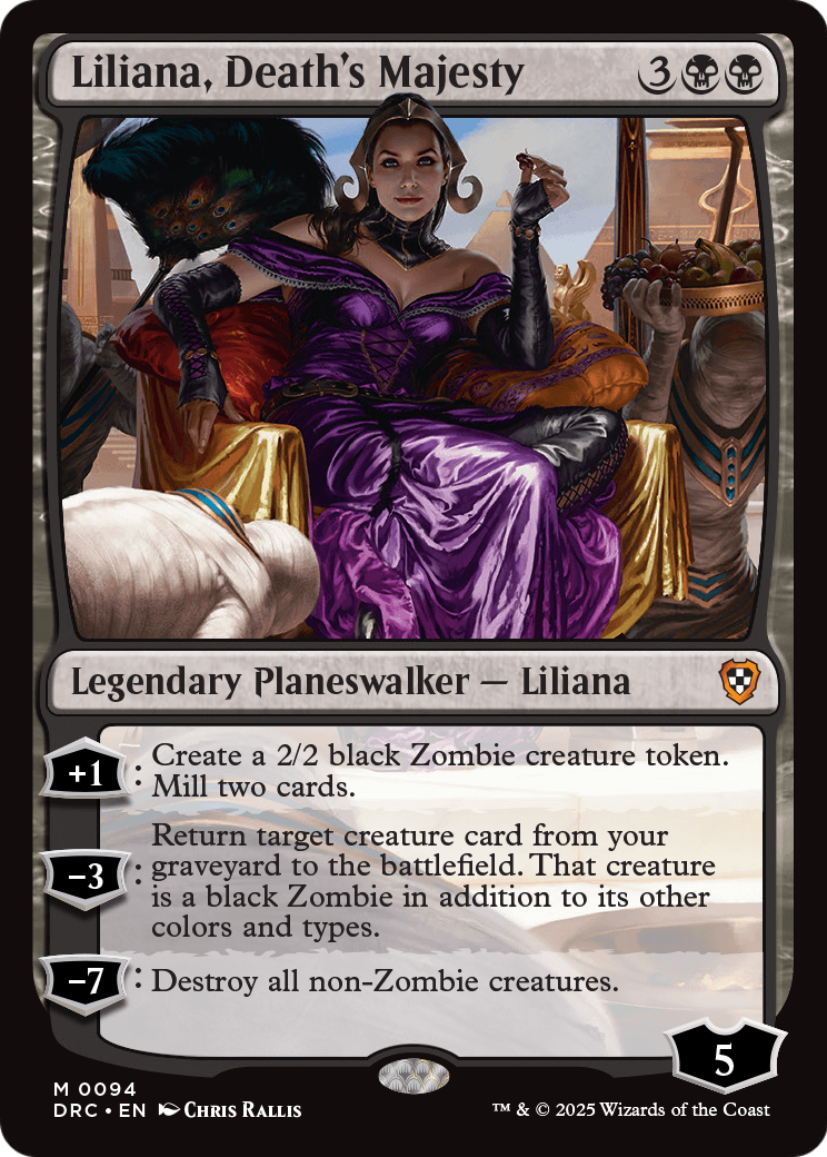 Liliana, Death's Majesty (DRC-094) [Commander: Aetherdrift]