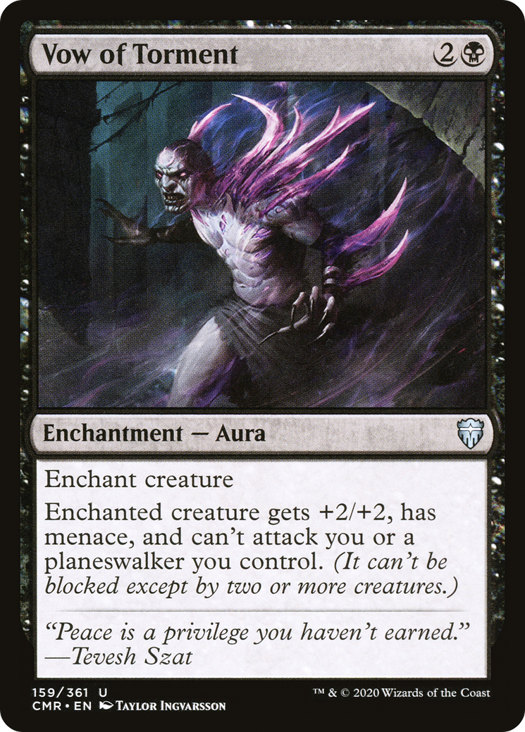 Vow of Torment (CMR-159) [Commander Legends] Foil