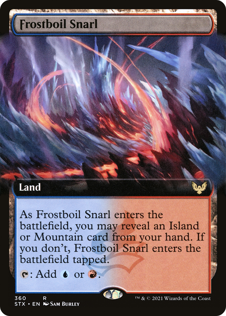 Frostboil Snarl (Extended Art) (STX-360) [Strixhaven: School of Mages]