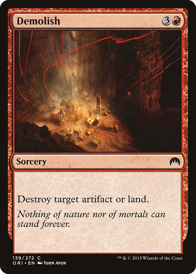 Demolish (ORI-139) [Magic Origins]