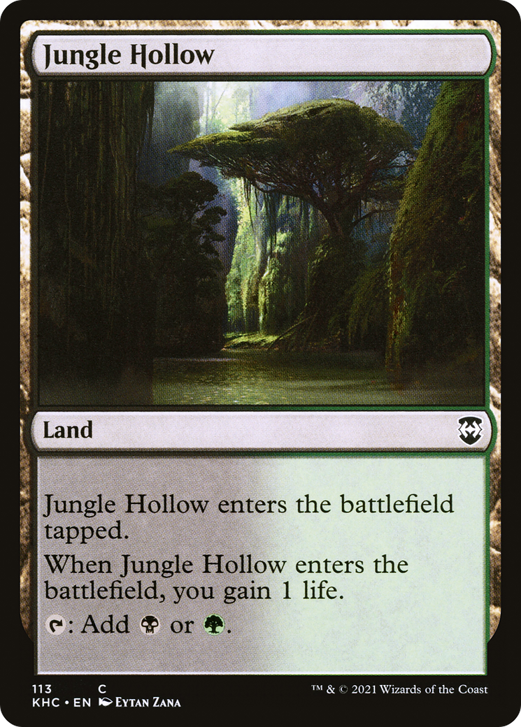 Jungle Hollow (KHC-113) [Kaldheim Commander]