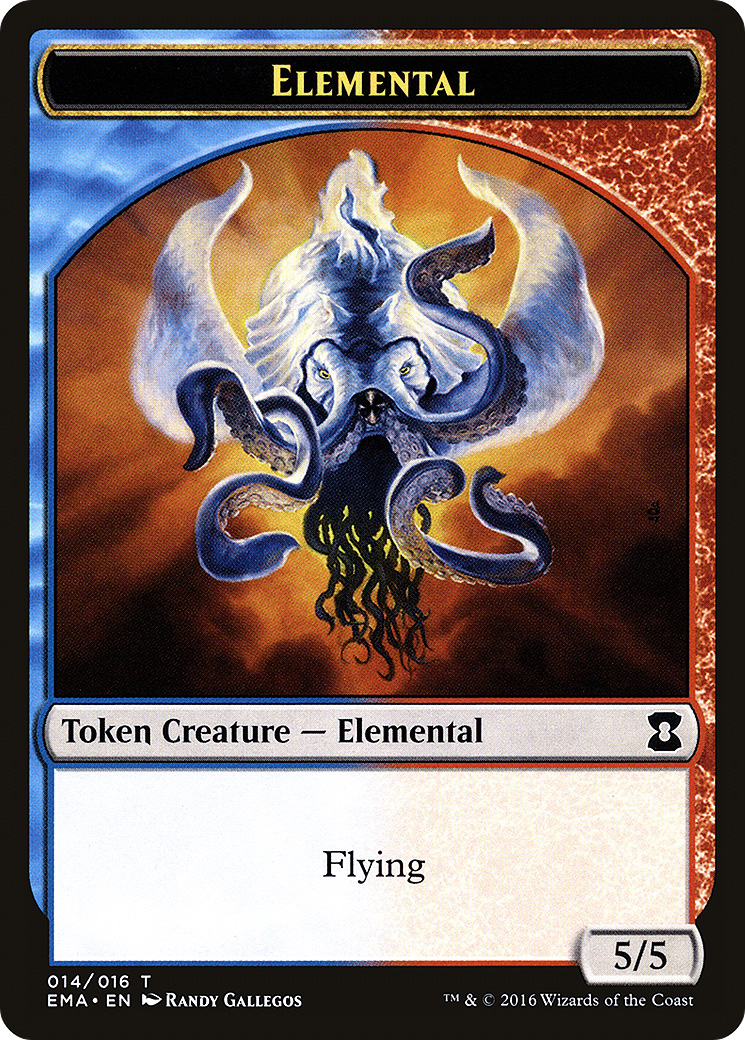 Elemental Token (Multicolor) (EMA-014) [Eternal Masters Tokens]