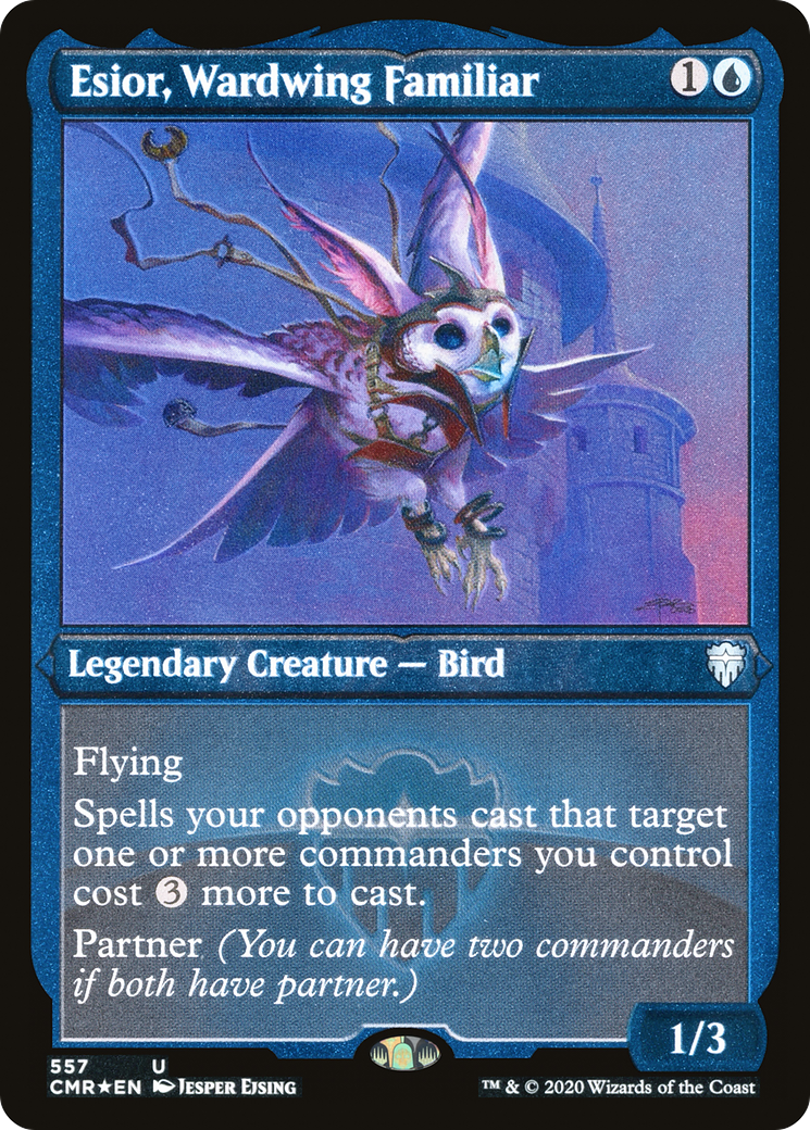 Esior, Wardwing Familiar (Foil Etched) (CMR-557) [Commander Legends] Foil