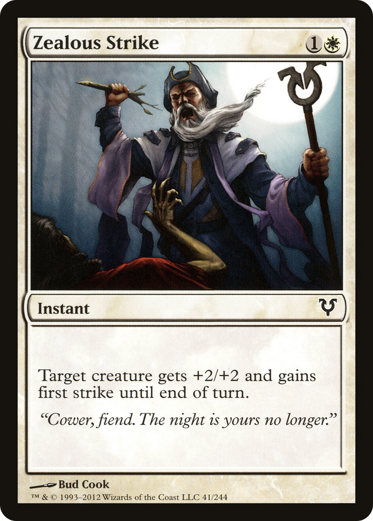 Zealous Strike (AVR-041) [Avacyn Restored] Foil