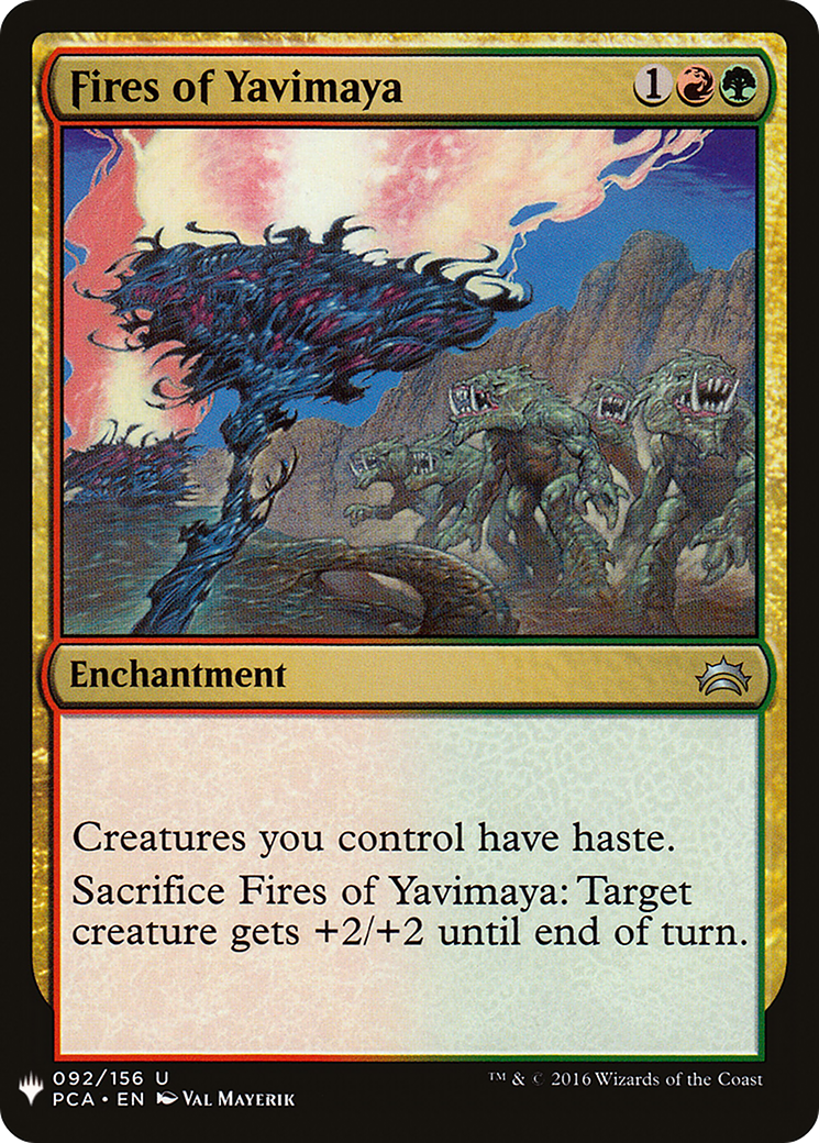Fires of Yavimaya (LIST-PCA-92) [The List]
