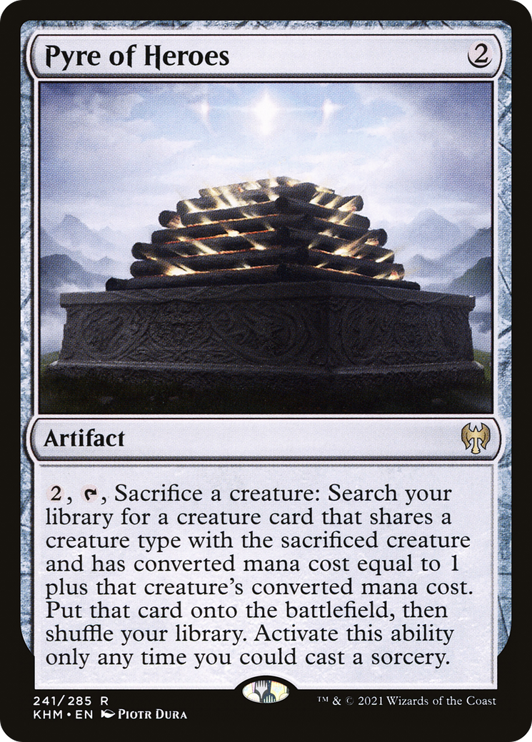 Pyre of Heroes (KHM-241) [Kaldheim] Foil