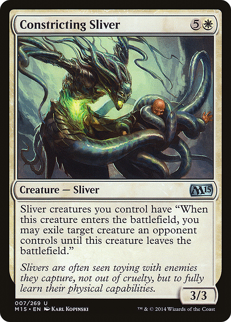 Constricting Sliver (M15-007) [Magic 2015]