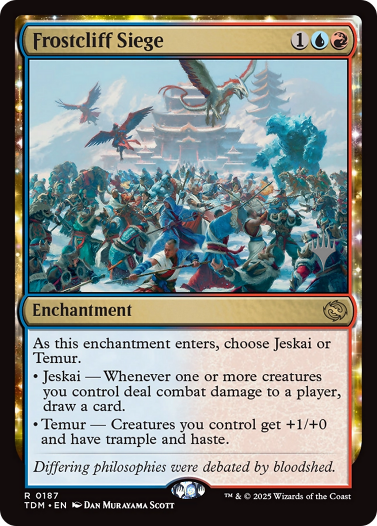 Frostcliff Siege (PPTDM-187) [Promo Pack: Tarkir: Dragonstorm] Foil