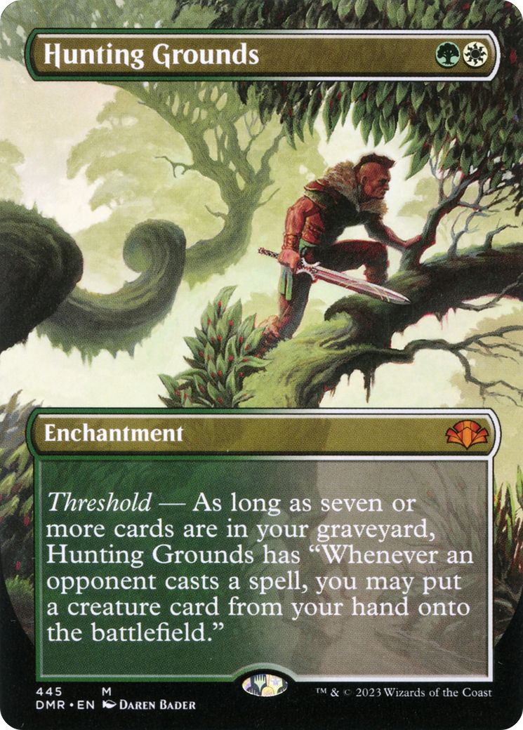 Hunting Grounds (Borderless) (DMR-445) [Dominaria Remastered]