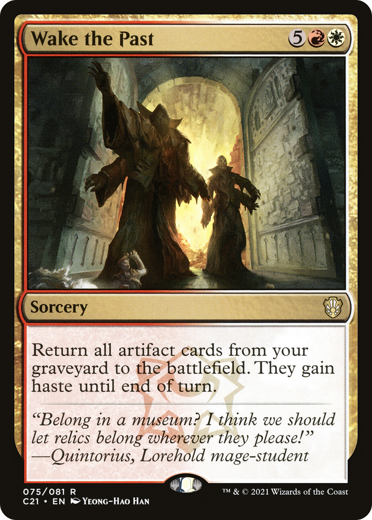 Wake the Past (C21-075) [Commander 2021]