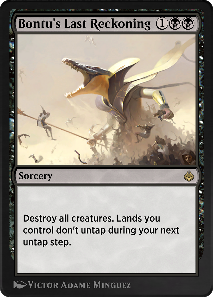 Bontu's Last Reckoning (AKR-096) [Amonkhet Remastered]