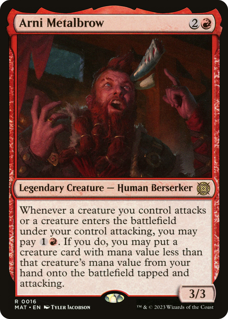 Arni Metalbrow (MAT-016) [March of the Machine: The Aftermath] Foil