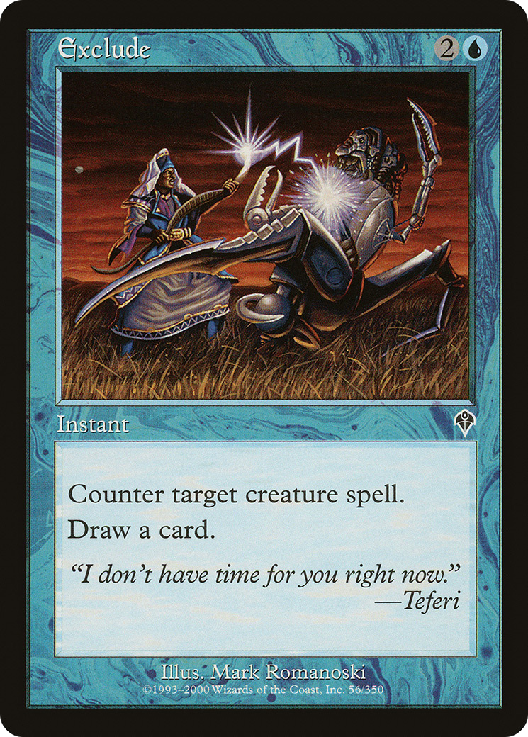 Exclude (INV-056) [Invasion] Foil