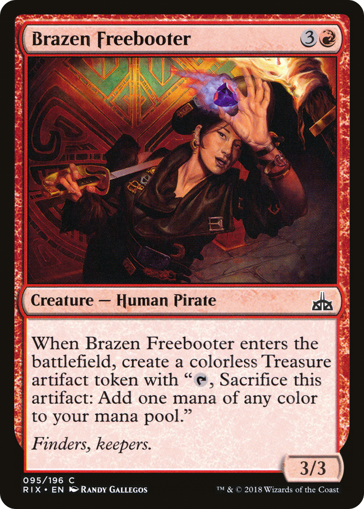 Brazen Freebooter (RIX-095) [Rivals of Ixalan]