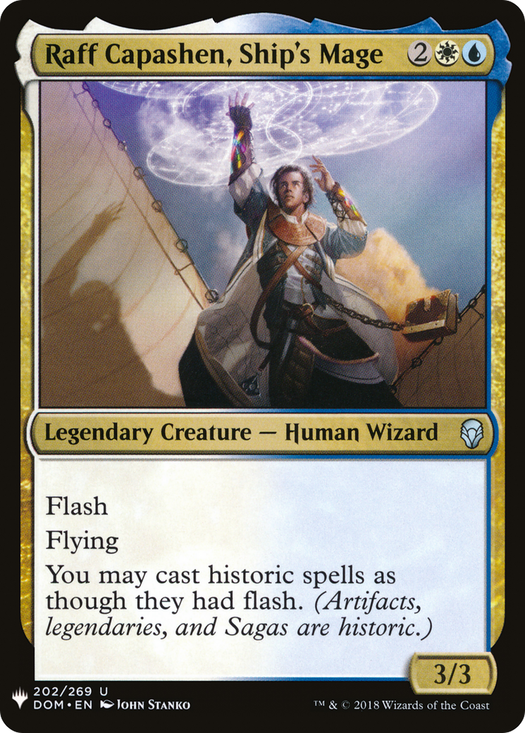 Raff Capashen, Ship's Mage (LIST-DOM-202) [The List]