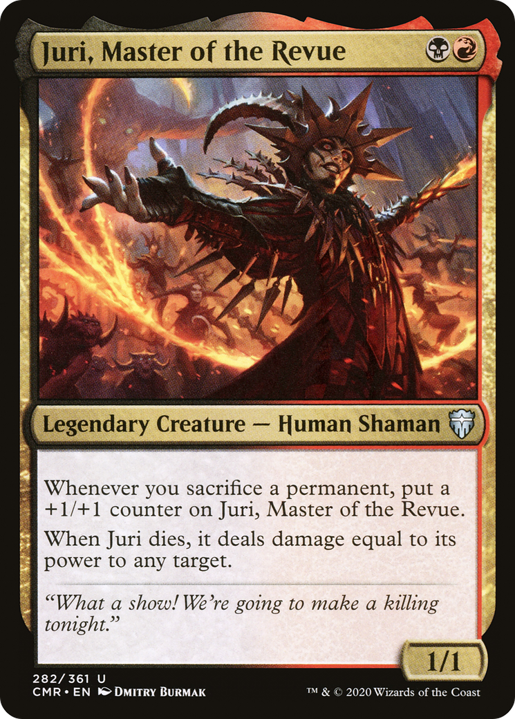 Juri, Master of the Revue (CMR-282) [Commander Legends] Foil