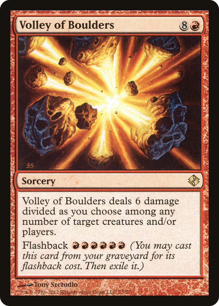 Volley of Boulders (DDI-073) [Duel Decks: Venser vs. Koth]