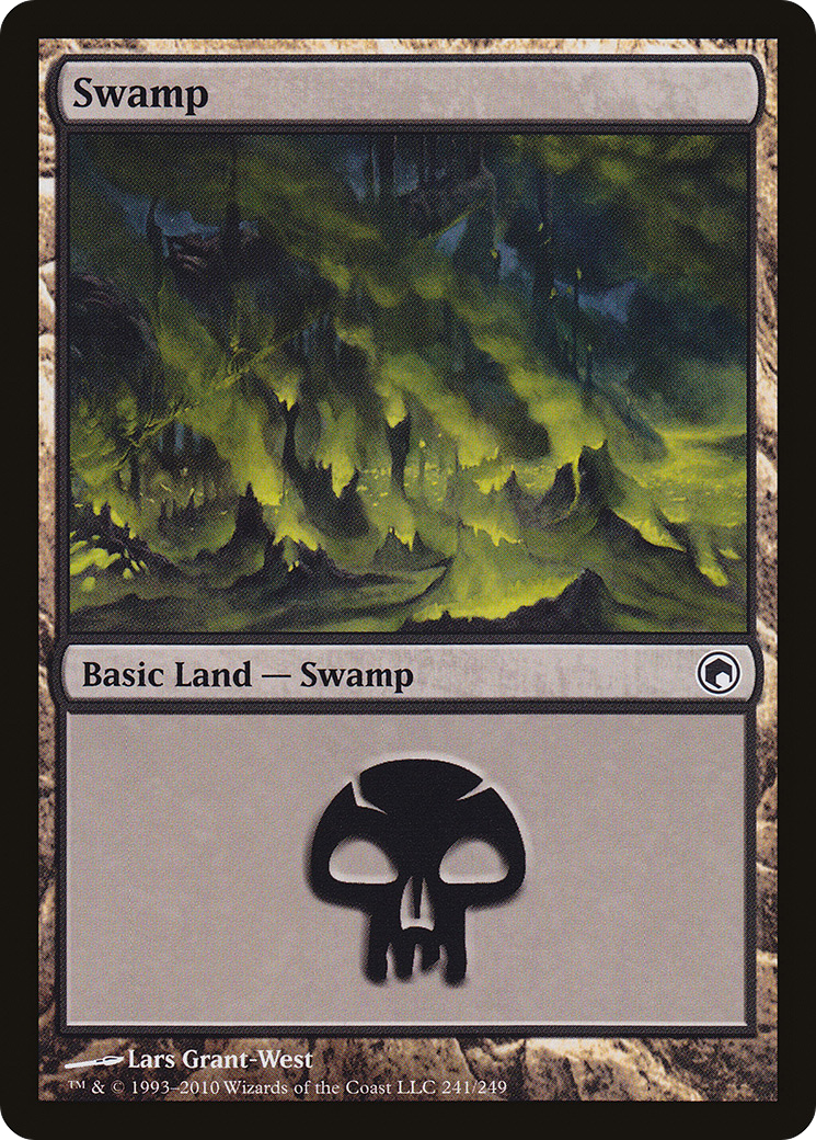 Swamp (SOM-241) [Scars of Mirrodin] Foil