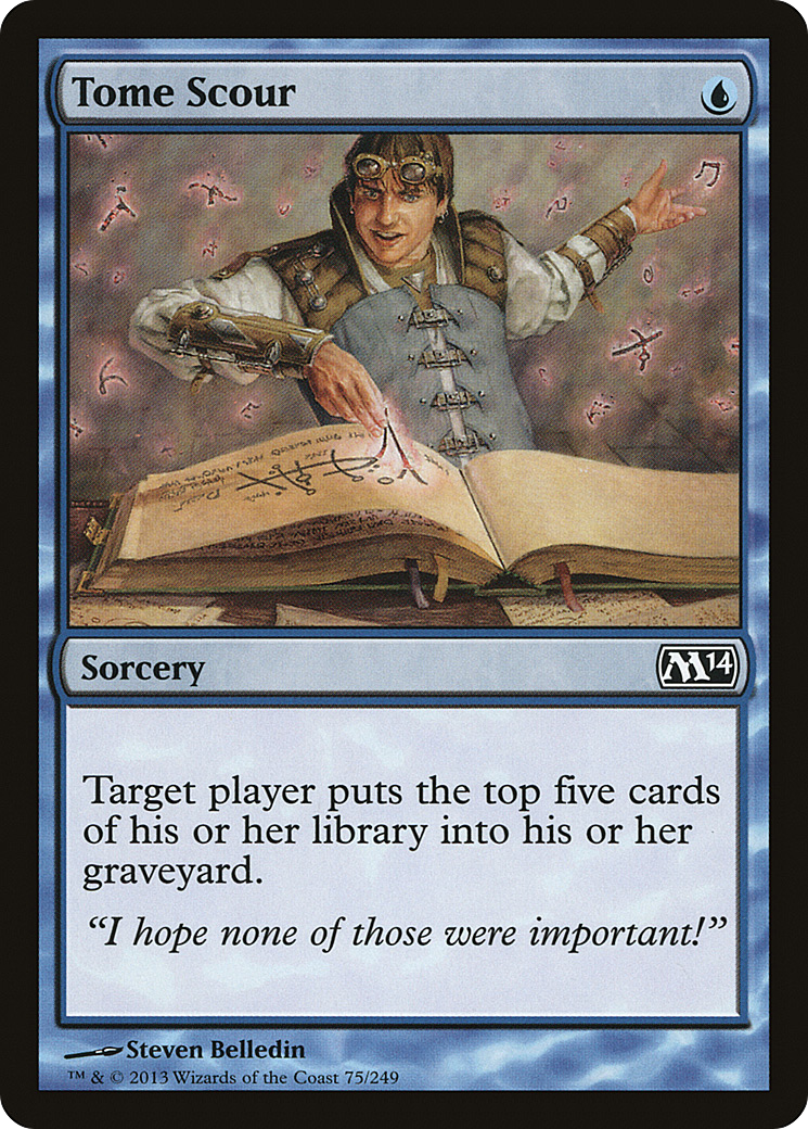 Tome Scour (M14-075) [Magic 2014] Foil