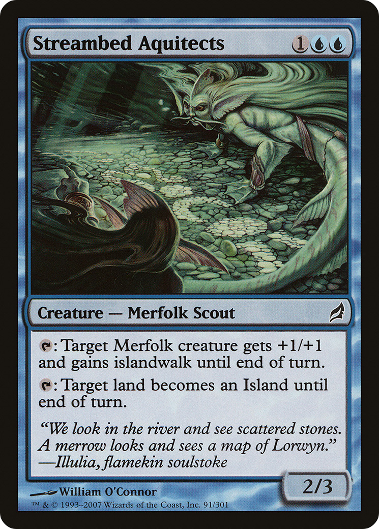 Streambed Aquitects (LRW-091) [Lorwyn] Foil