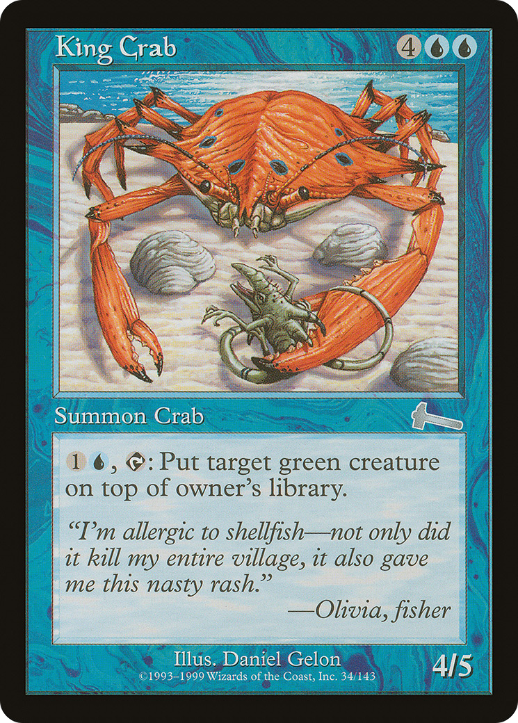 King Crab (ULG-034) [Urza's Legacy]