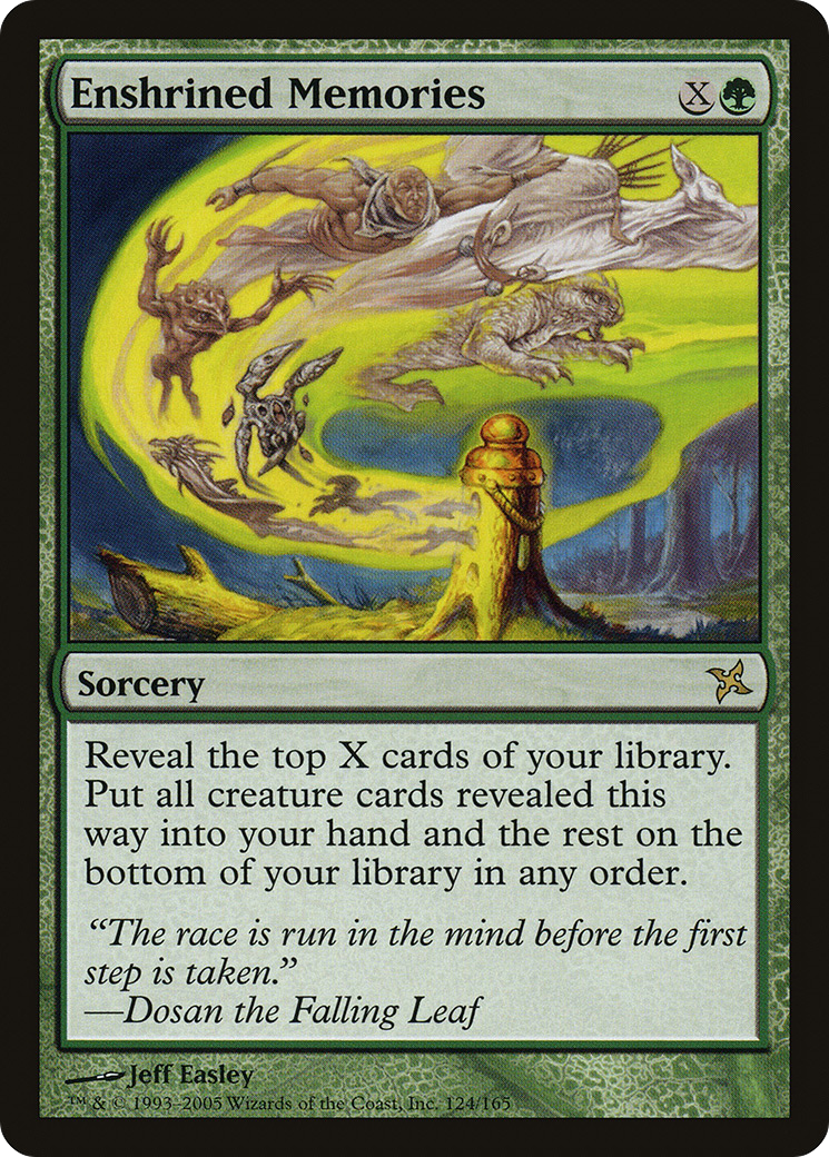 Enshrined Memories (BOK-124) [Betrayers of Kamigawa] Foil