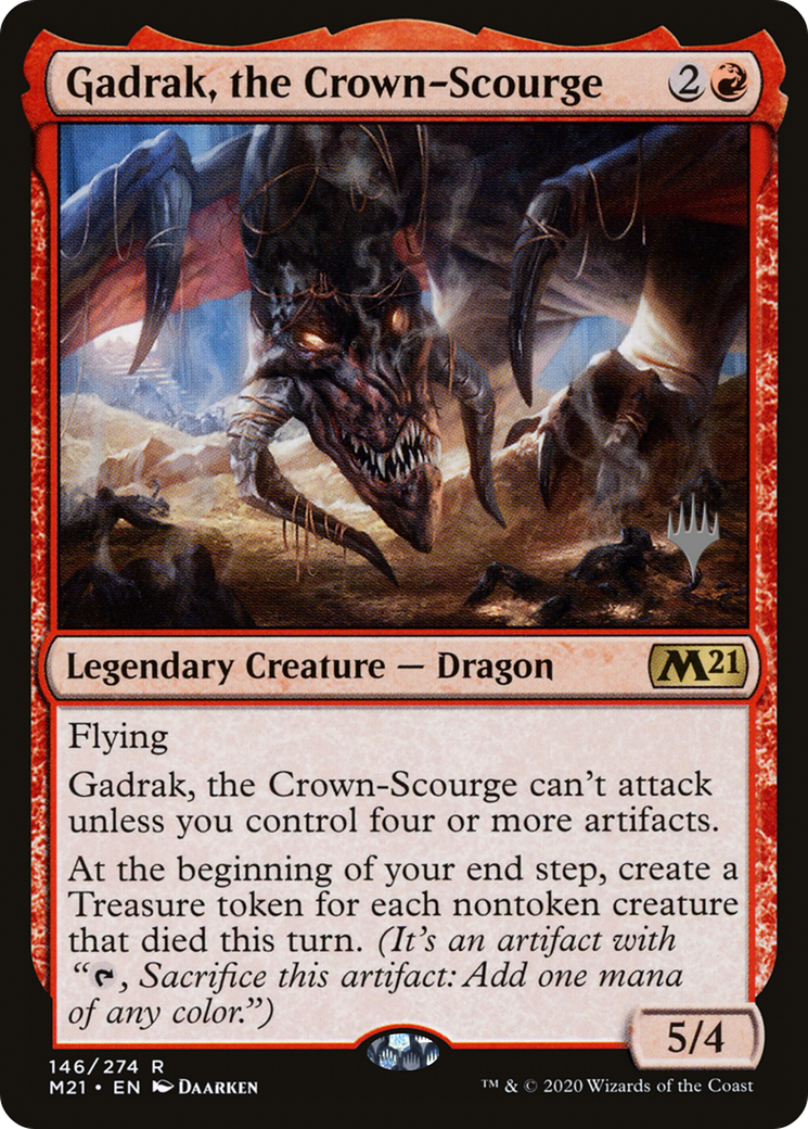 Gadrak, the Crown-Scourge (PPM21-146) [Promo Pack: Core Set 2021 Promos] Foil