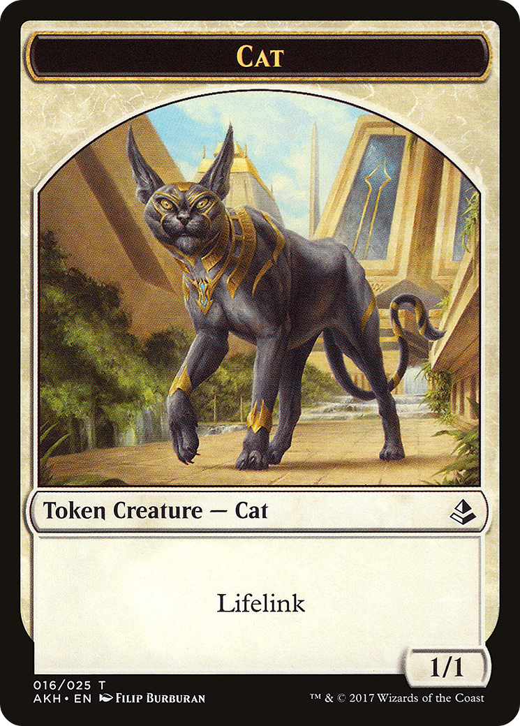 Cat Token (AKH-016) [Amonkhet Tokens]