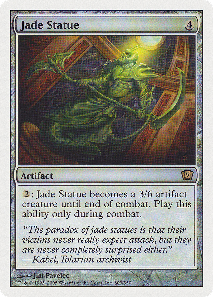 Jade Statue (9ED-300) [9th Edition] Foil