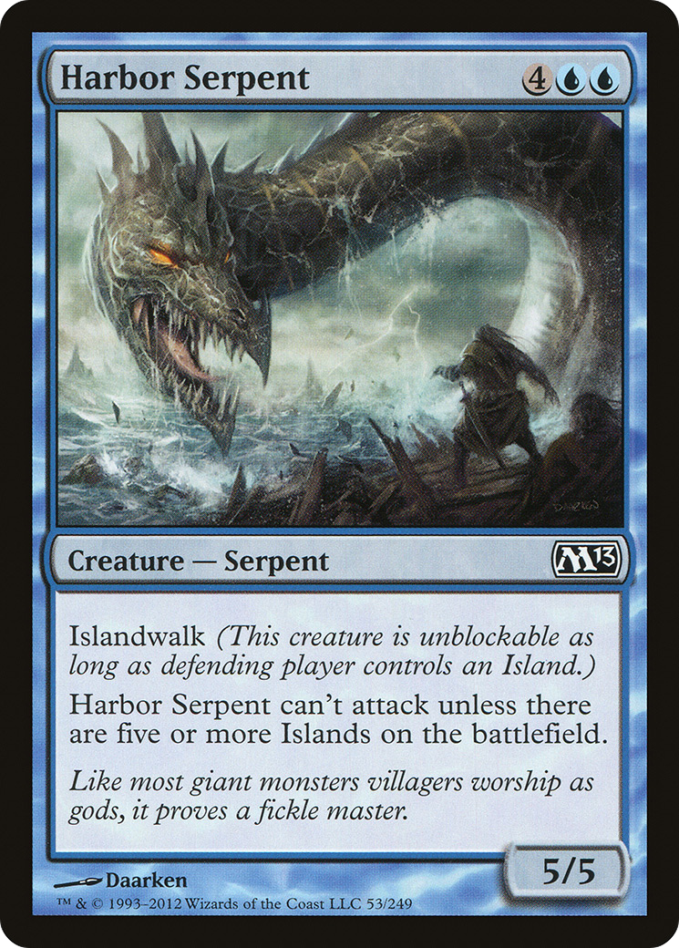 Harbor Serpent (M13-053) [Magic 2013]