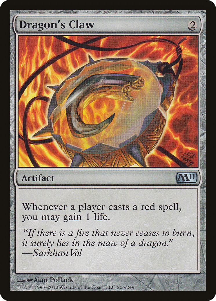 Dragon's Claw (M11-205) [Magic 2011]