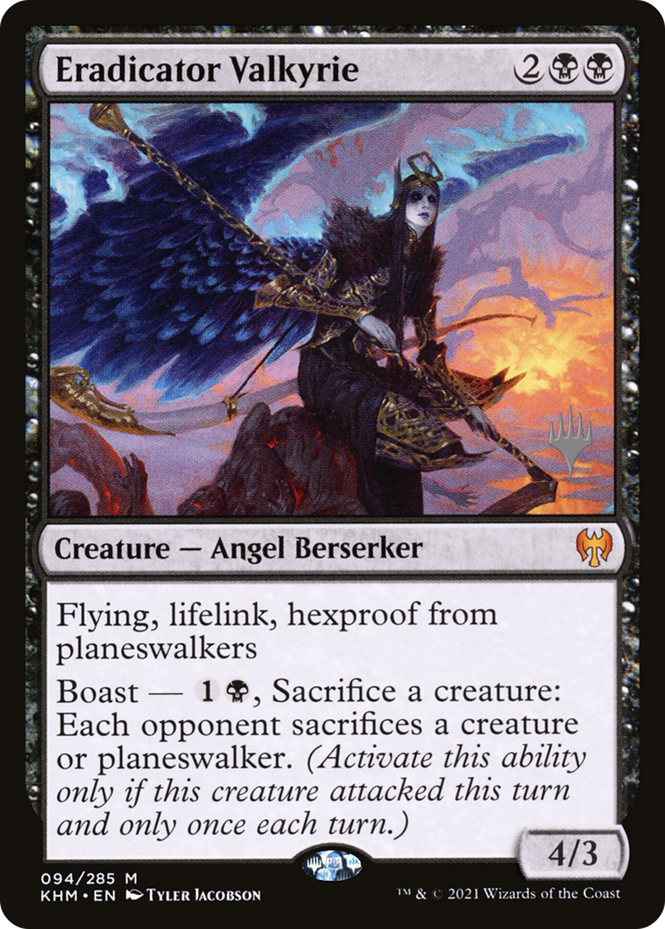 Eradicator Valkyrie (PPKHM-094) [Promo Pack: Kaldheim Promos]