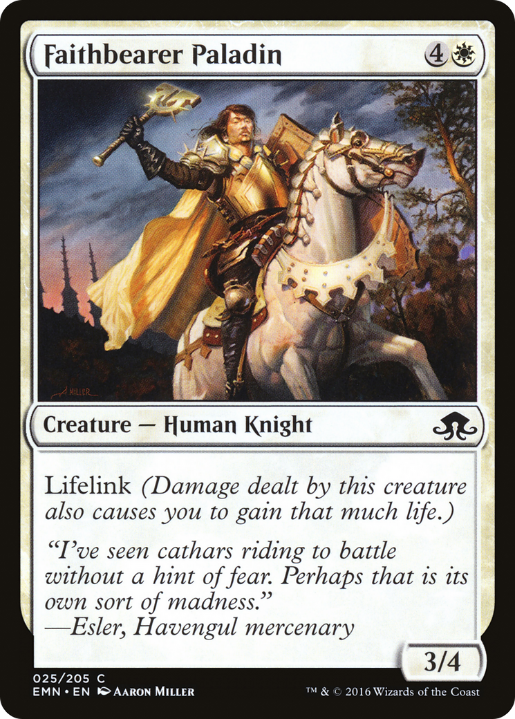 Faithbearer Paladin (EMN-025) [Eldritch Moon] Foil