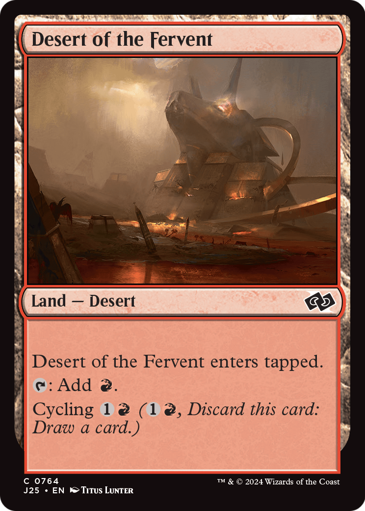 Desert of the Fervent (J25-764) [Foundations Jumpstart]