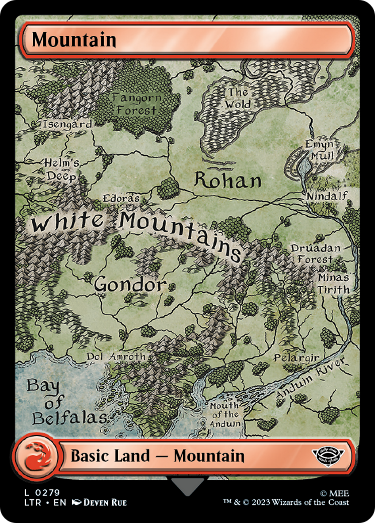 Mountain (LTR-279) [The Lord of the Rings: Tales of Middle-earth] Foil