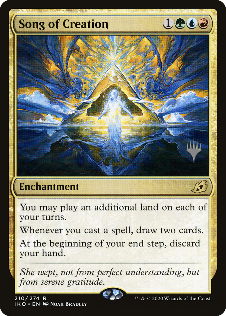 Song of Creation (PPIKO-210) [Promo Pack: Ikoria: Lair of Behemoths Promos] Foil