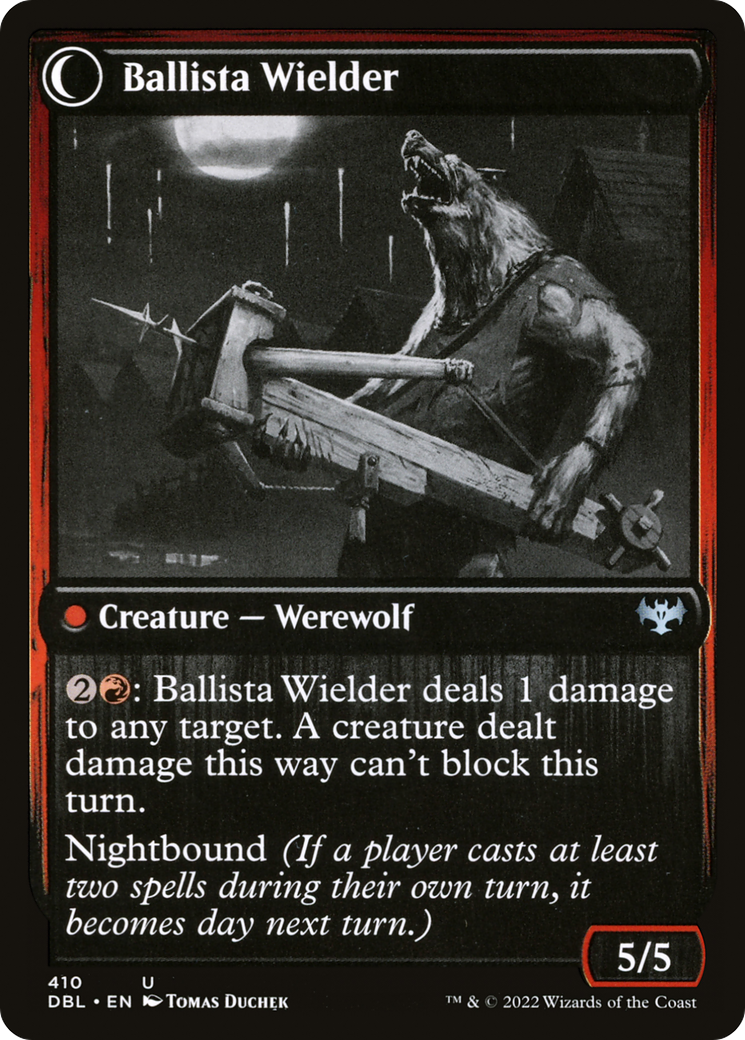 Ballista Watcher (DBL-410) [Innistrad: Double Feature] Foil
