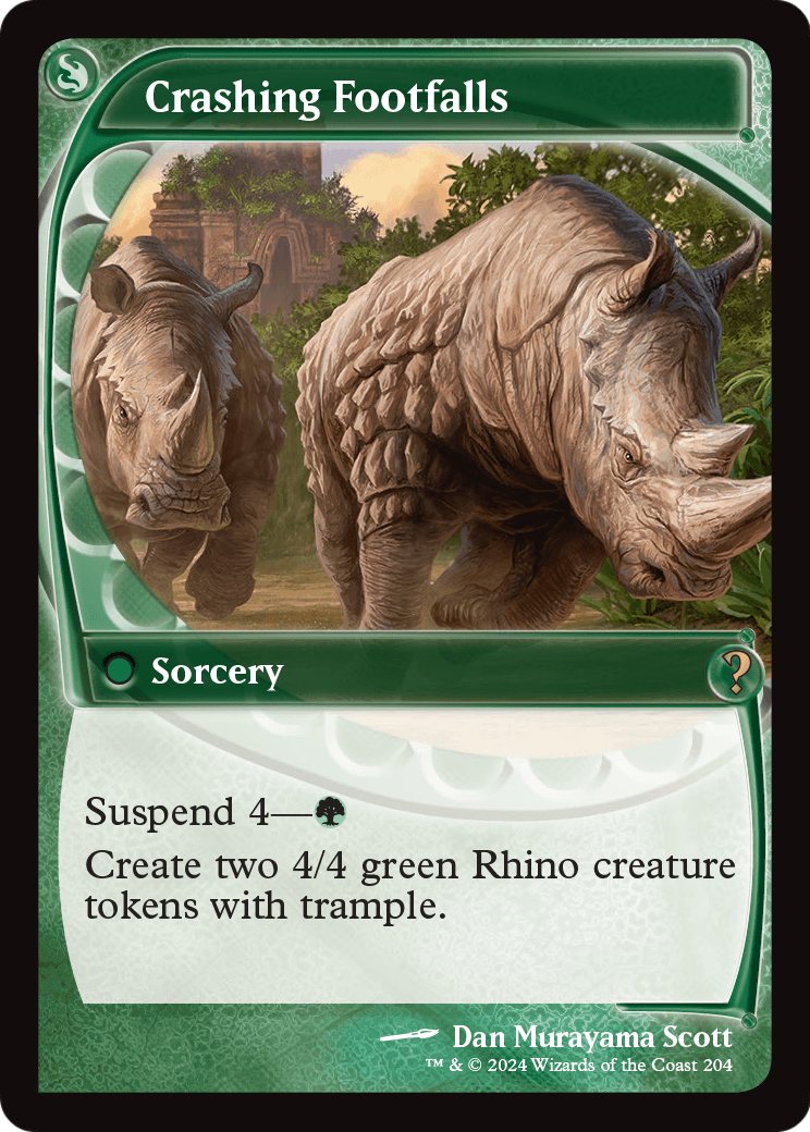 Crashing Footfalls (Future Sight) (MB2-204) [Mystery Booster 2]