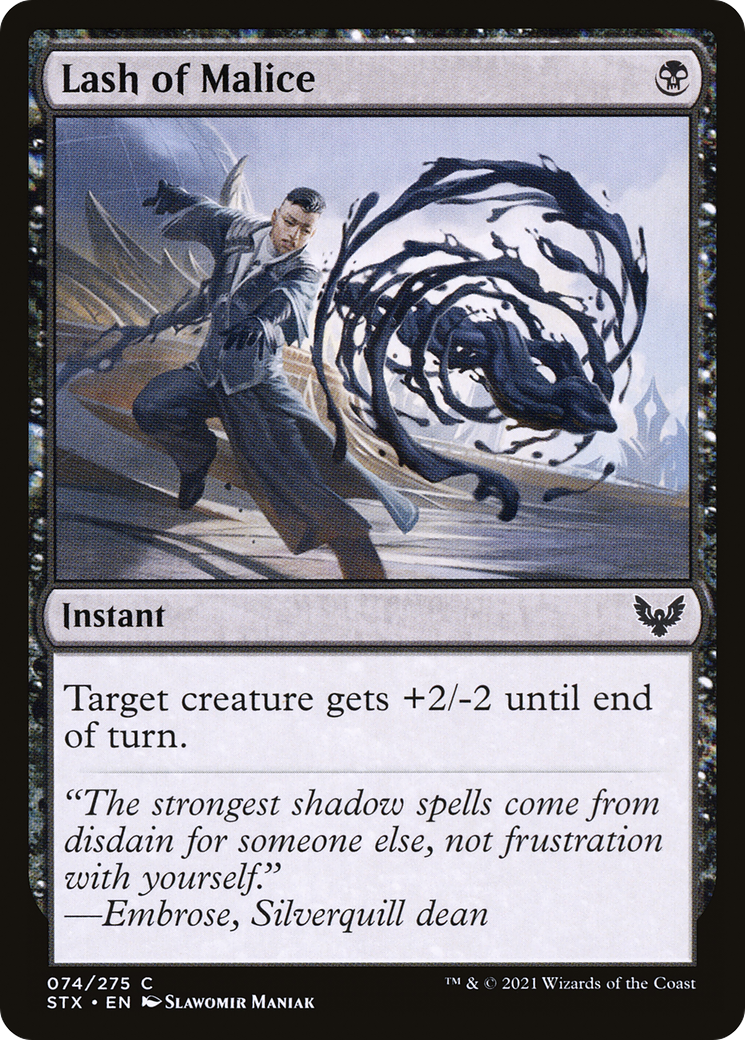 Lash of Malice (STX-074) [Strixhaven: School of Mages]